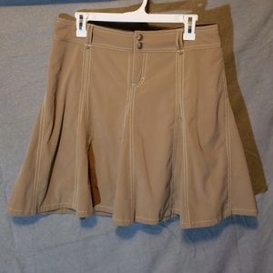 Khaki Skirt with Shorts Under and POCKETS!